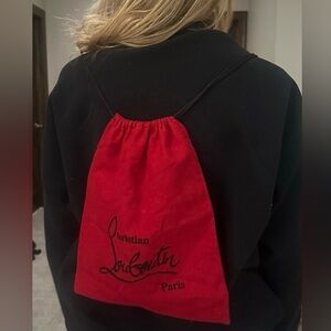 Christian Louboutin drawstring bag